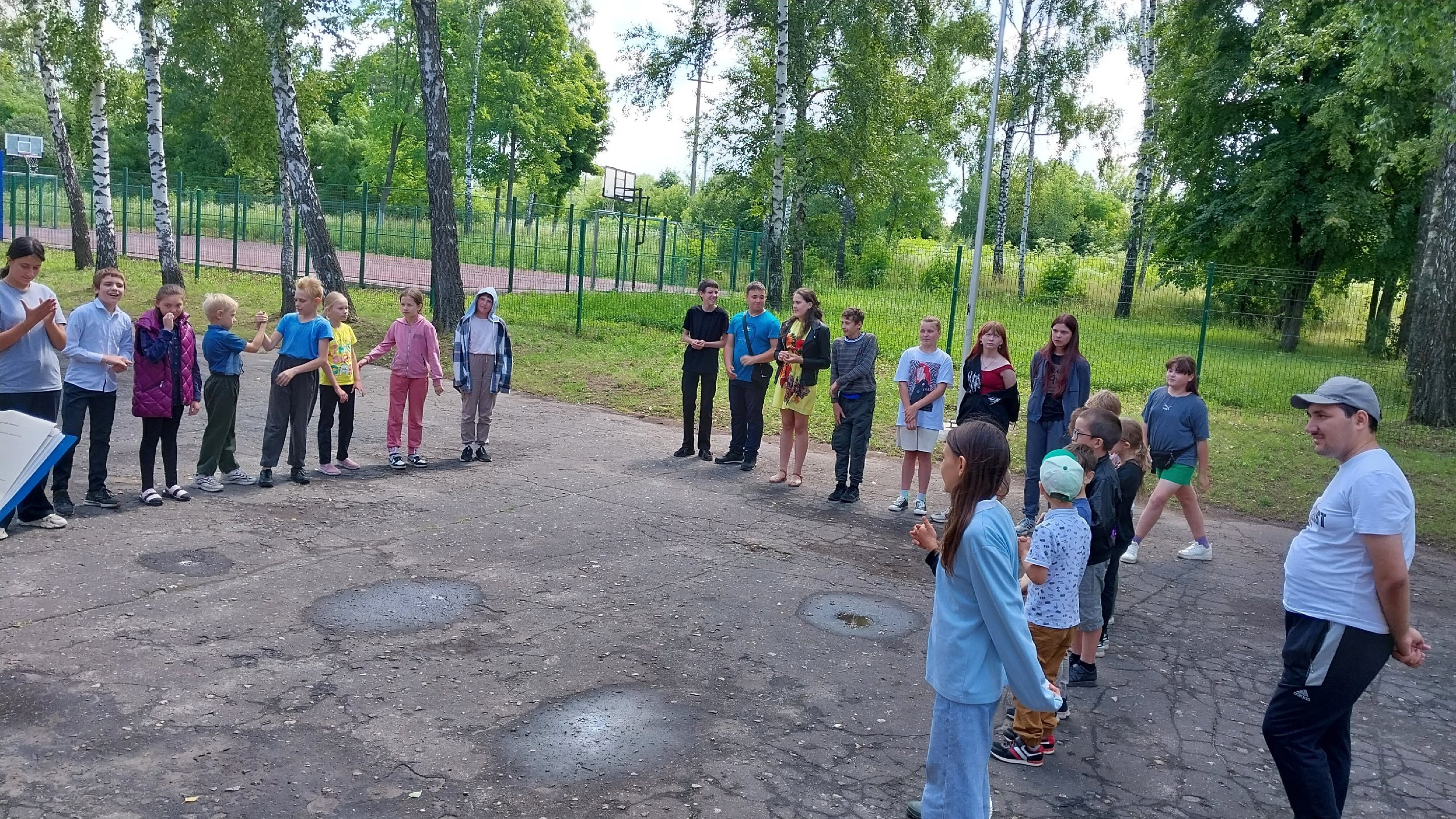 День закрытия пришкольного лагеря «Солнышко».